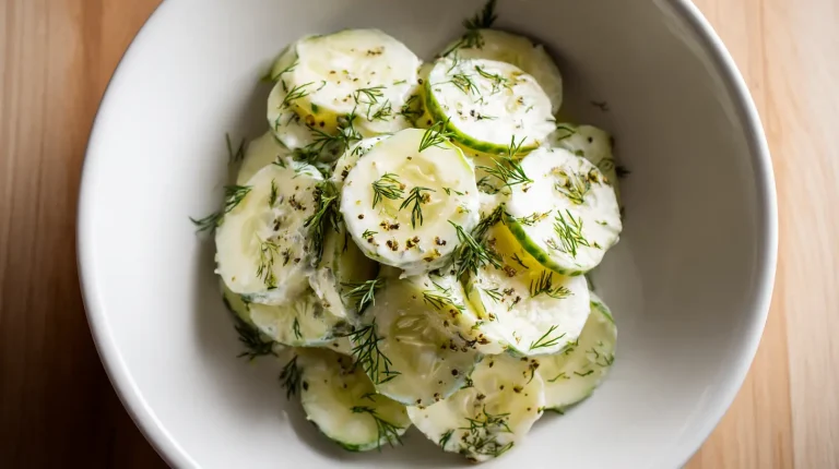 Creamy Cucumber Salad
