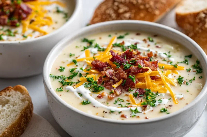 Potato Soup Crock Pot | Best Creamy Slow Cooker Recipe
