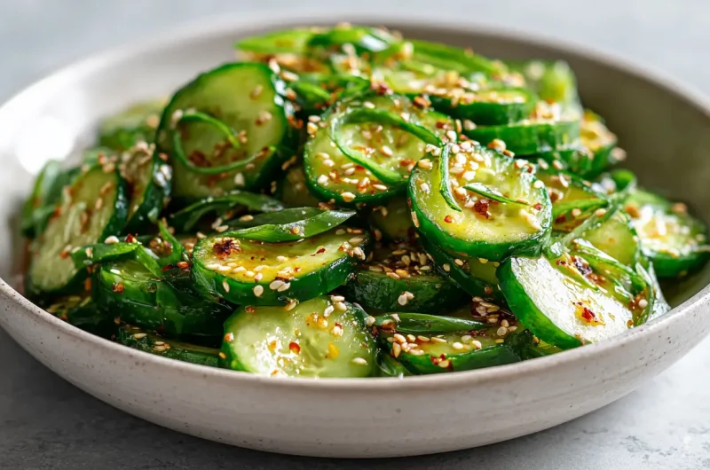 Spicy Cucumber Salad - Refreshing & Flavorful Recipe
