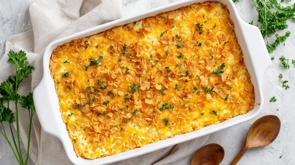 Cheesy Hashbrown Casserole Recipe | Easy Potato Bake 2 Cheesy Hashbrown Casserole