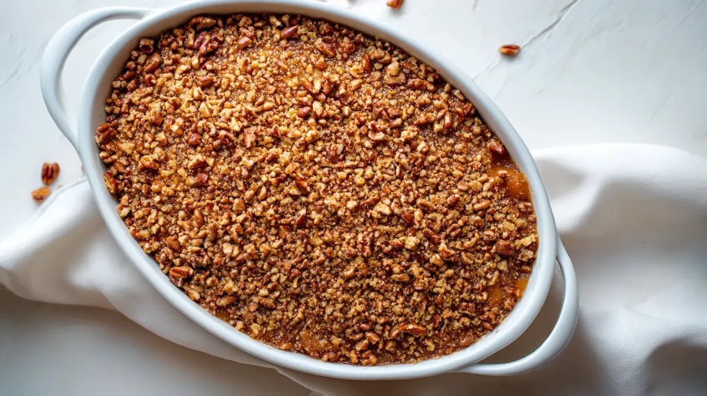 Sweet Potato Casserole with Pecans - Easy Southern Recipe 2 Sweet Potato Casserole with Pecans