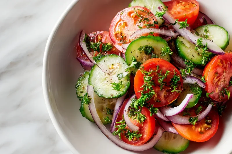 Cucumber Tomato Salad - Fresh and Easy Recipe 2025