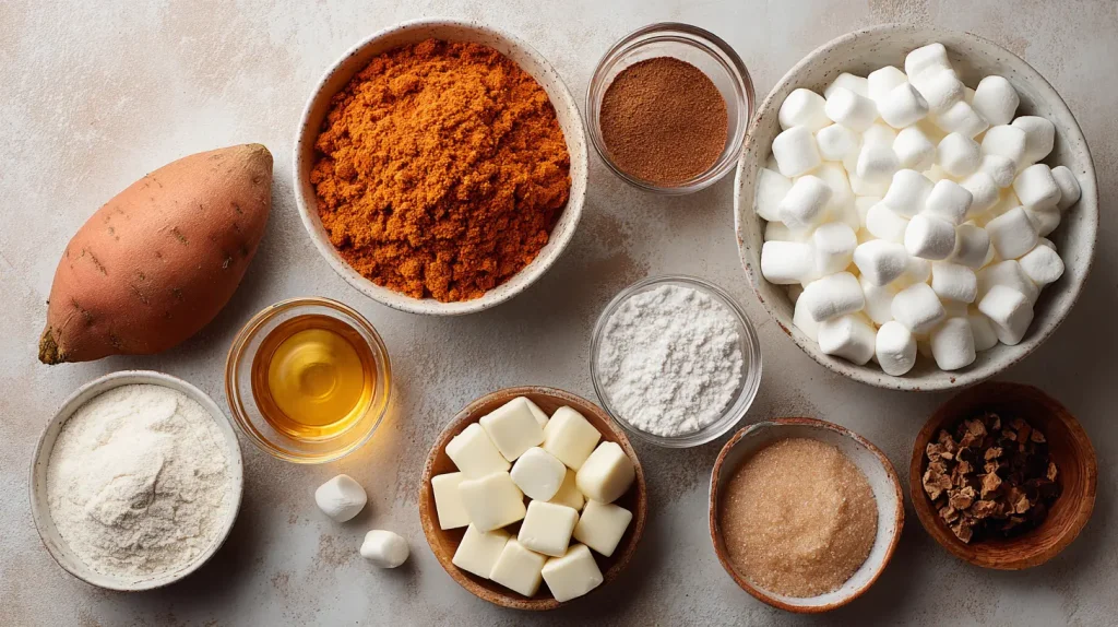 Sweet Potato Casserole with Marshmallows
