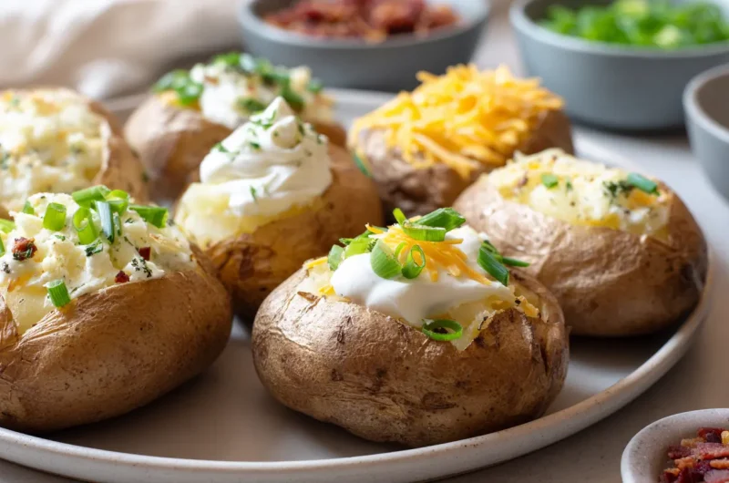 Crispy Air Fryer Baked Potato - Easy Homemade Recipe