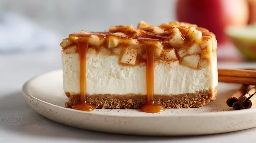 Apple Pie Cheesecake Recipe - Creamy Fall Dessert 2 Apple Pie Cheesecake