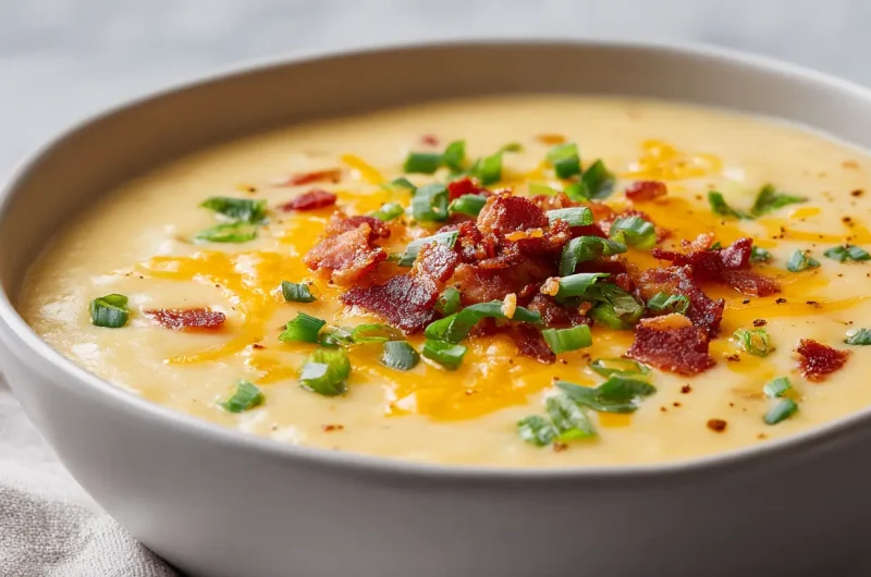 Cheesy Potato Soup - Creamy, Hearty & Easy Comfort Food