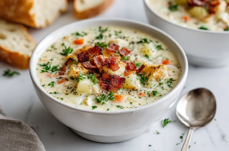 Chicken Potato Soup - Creamy, Hearty & Easy Homemade Recipe