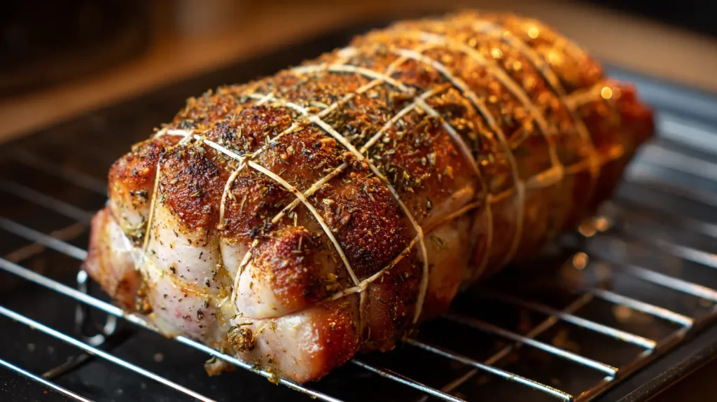Christmas Stuffed Pork Roast