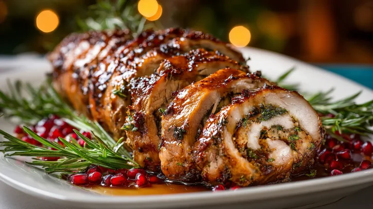 Christmas Stuffed Pork Roast