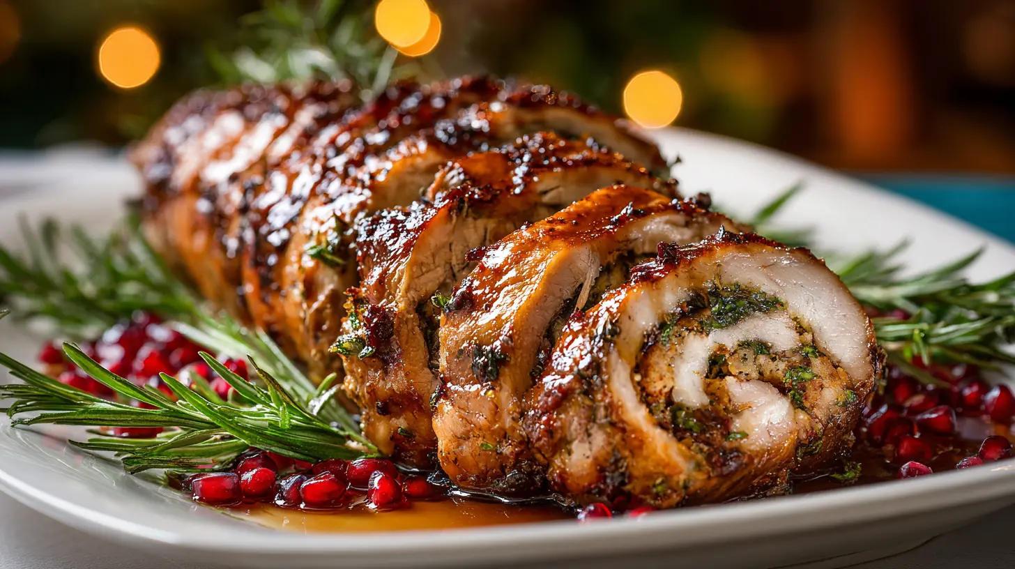 Christmas Stuffed Pork Roast
