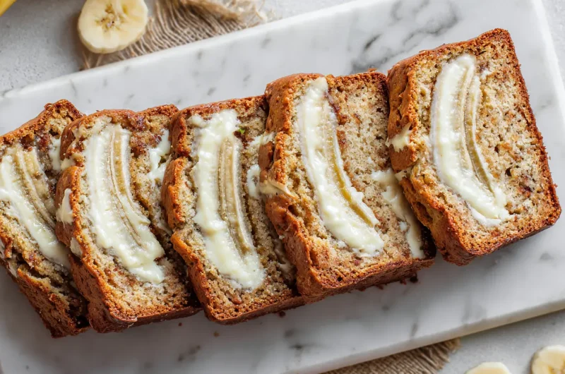 Cream Cheese Banana Bread – Moist & Rich Banana Cream Bread