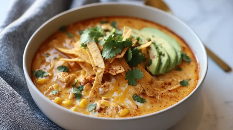 Creamy Chicken Tortilla Soup