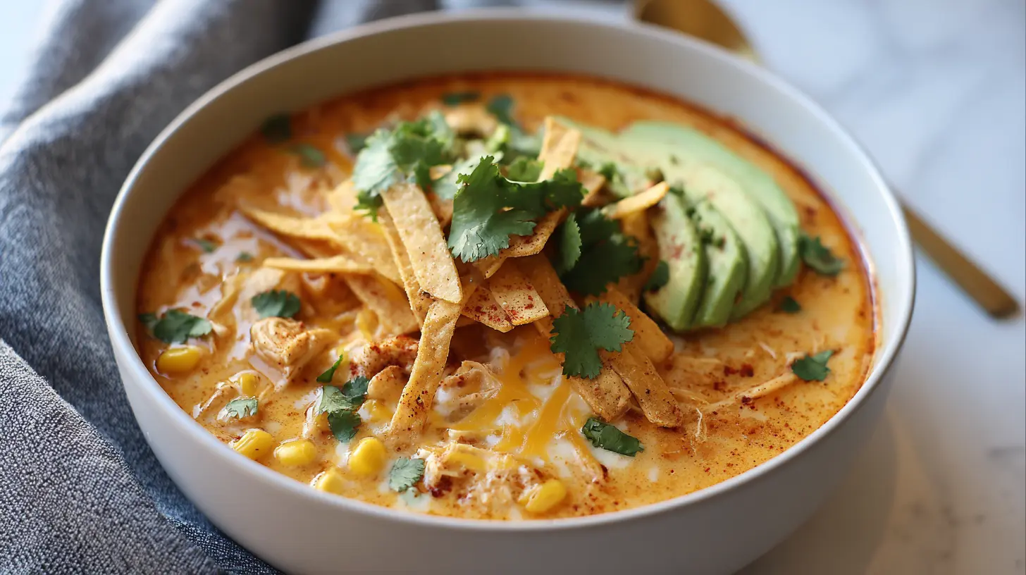 Creamy Chicken Tortilla Soup