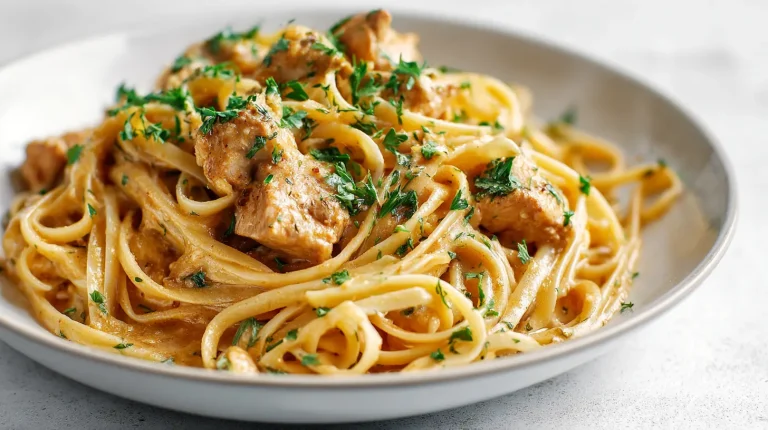 Creamy Cowboy Butter Chicken Linguine