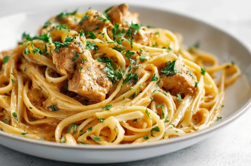 Creamy Cowboy Butter Chicken Linguine – Easy Pasta Recipe
