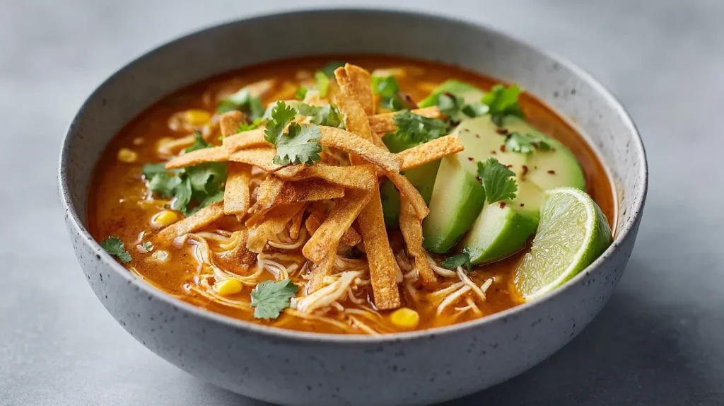 Crockpot Chicken Tortilla Soup
