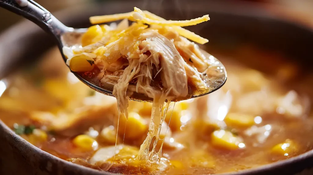 Crockpot Chicken Tortilla Soup
