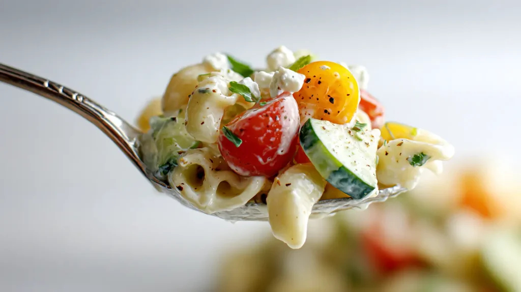 Cucumber Pasta Salad