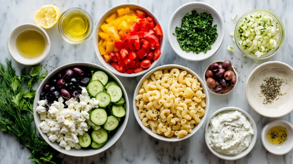 Cucumber Pasta Salad