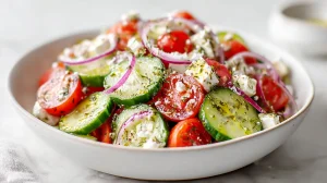 Cucumber Tomato Feta Salad