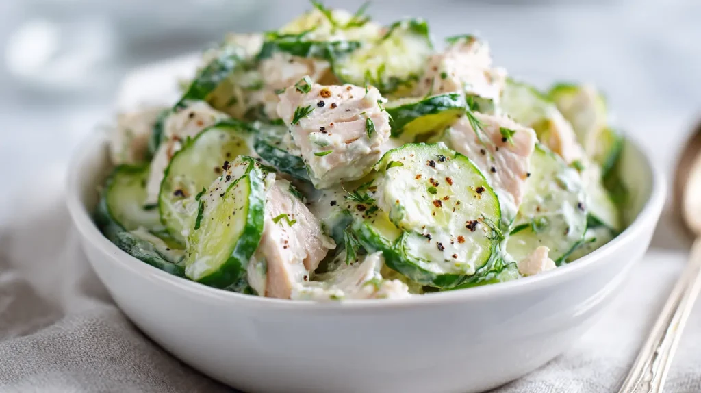 Cucumber Tuna Salad