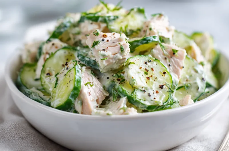 Cucumber Tuna Salad - Fresh, Easy, and Healthy Tuna Salad