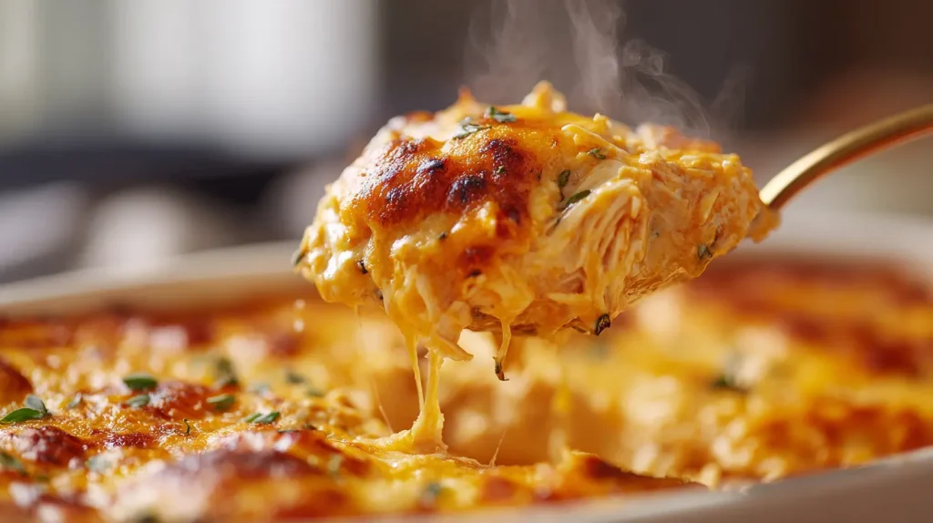 Halloween Buffalo Dip - Spooky Appetizer for Parties 2 Halloween Buffalo Dip