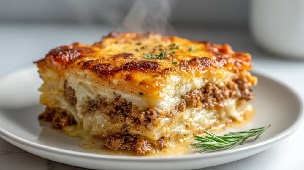 Hashbrown Casserole with Ground Beef