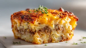 Hashbrown Casserole with Ground Beef