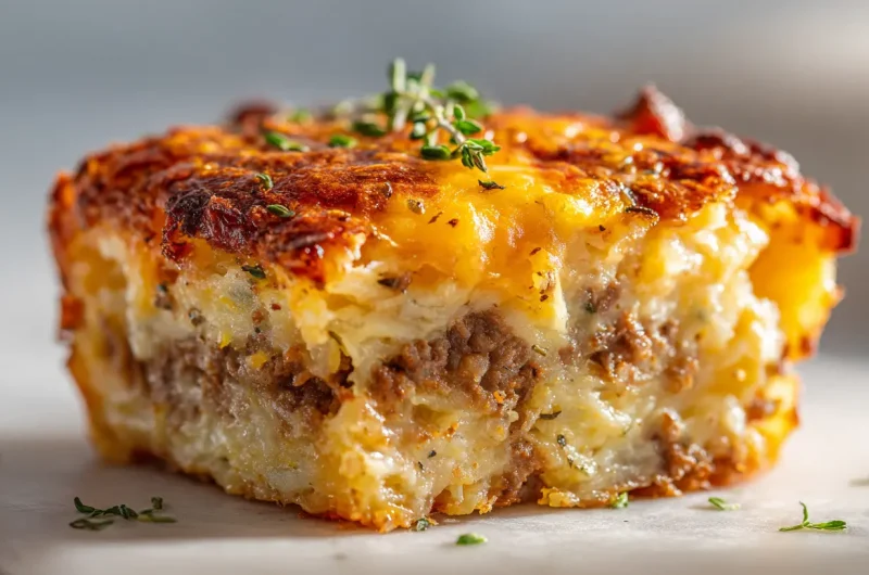 Hashbrown Casserole with Ground Beef - Easy & Yummy Treat