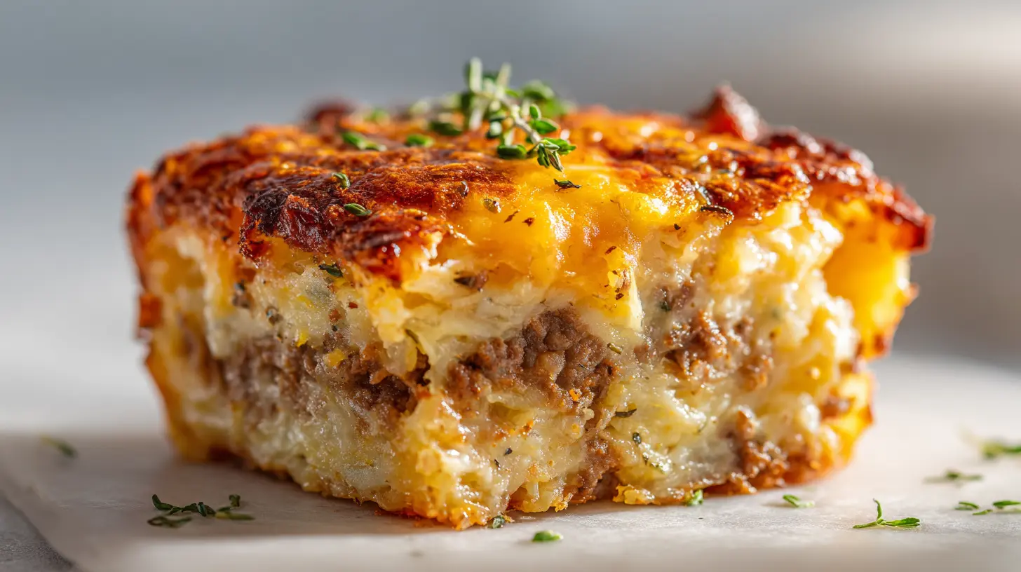 Hashbrown Casserole with Ground Beef
