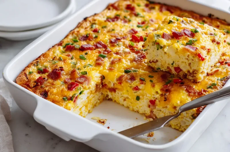 Hashbrown Egg Casserole - Easy Breakfast Casserole Recipe