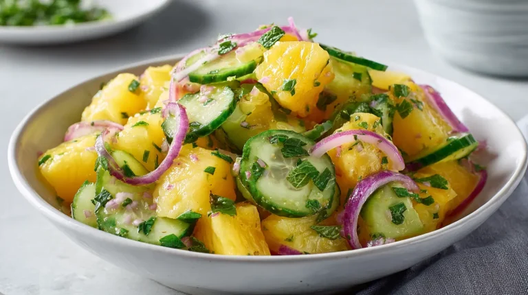 Pineapple Cucumber Salad