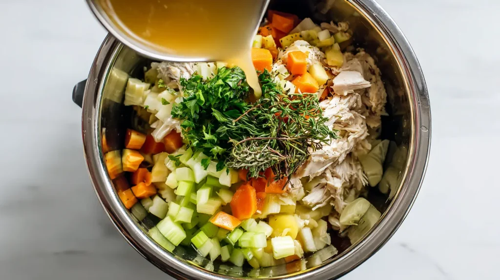 Slow Cooker Chicken Noodle Soup