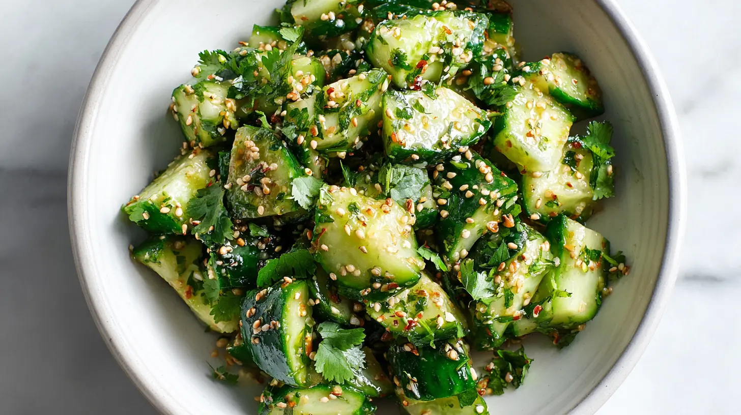Smashed Cucumber Salad