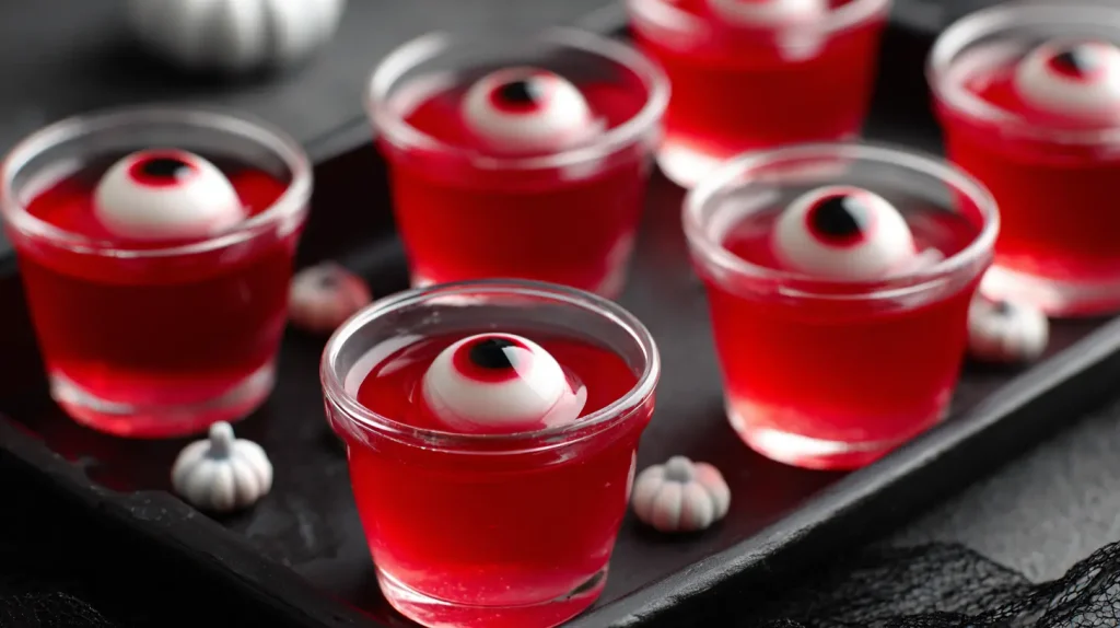 Spooky Halloween Eyeball Jello Shots