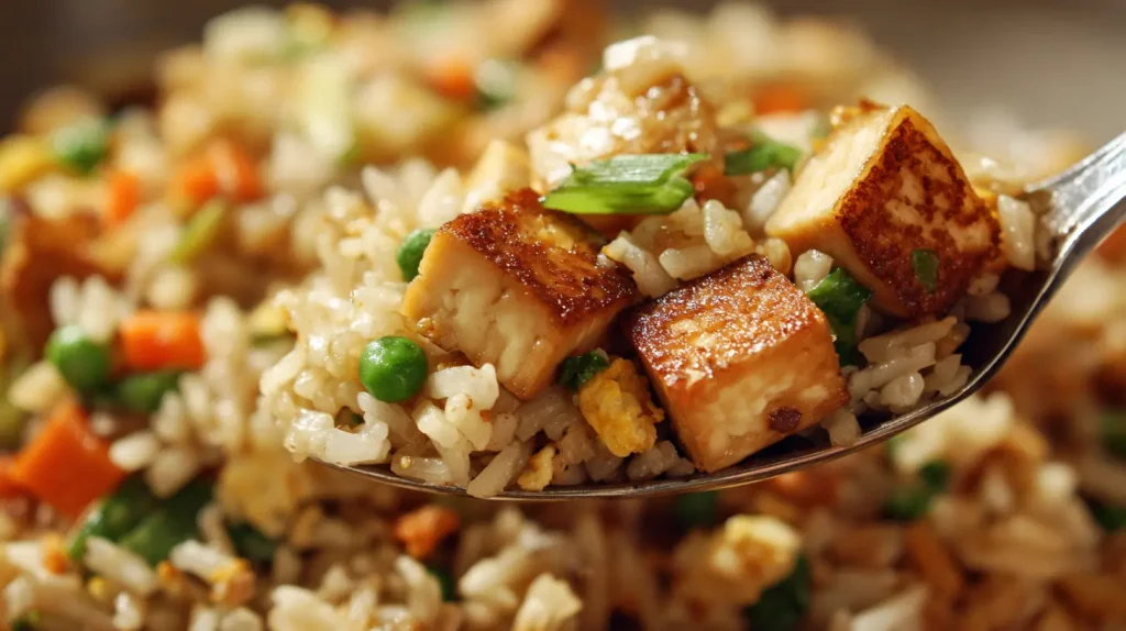 Tofu Fried Rice - Easy Vegan Fried Rice Recipe 2 Tofu Fried Rice