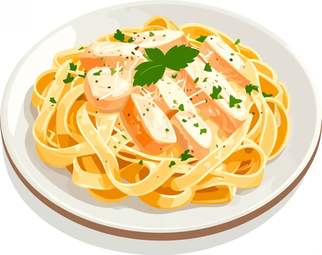 Cowboy Butter Chicken Pasta – Creamy, Flavorful Dinner 4 creamy fettuccine alfredo pasta vector 58598038