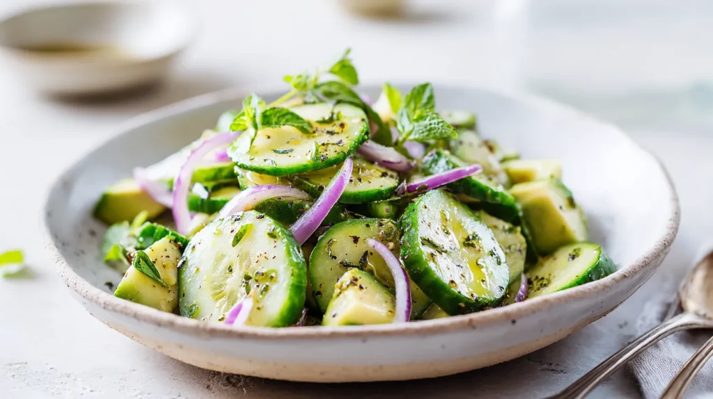 Cucumber Avocado Salad