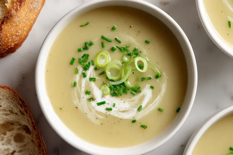 Potato Leek Soup - Easy Creamy Homemade Comfort Bowl