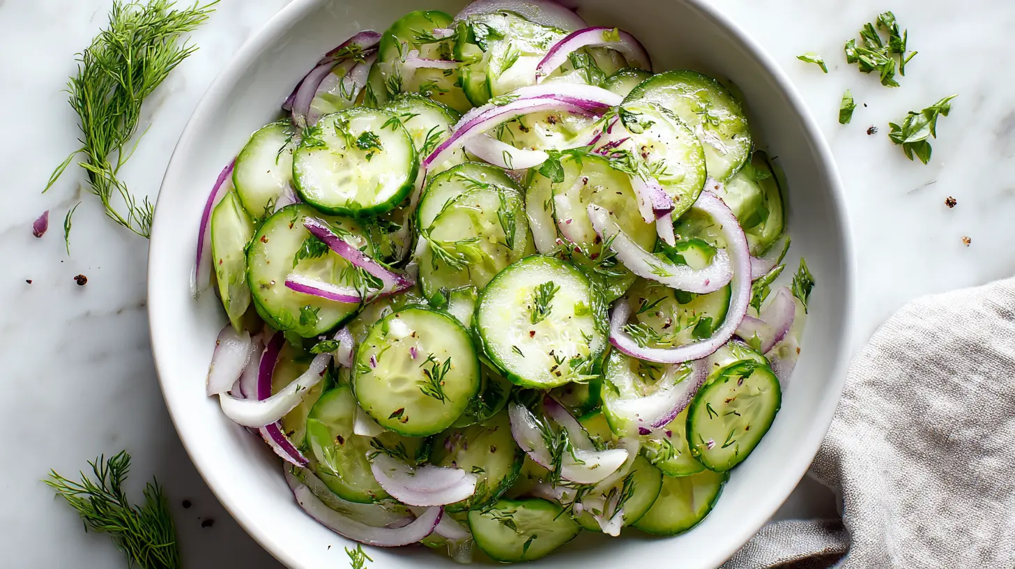 Cucumber Onion Salad