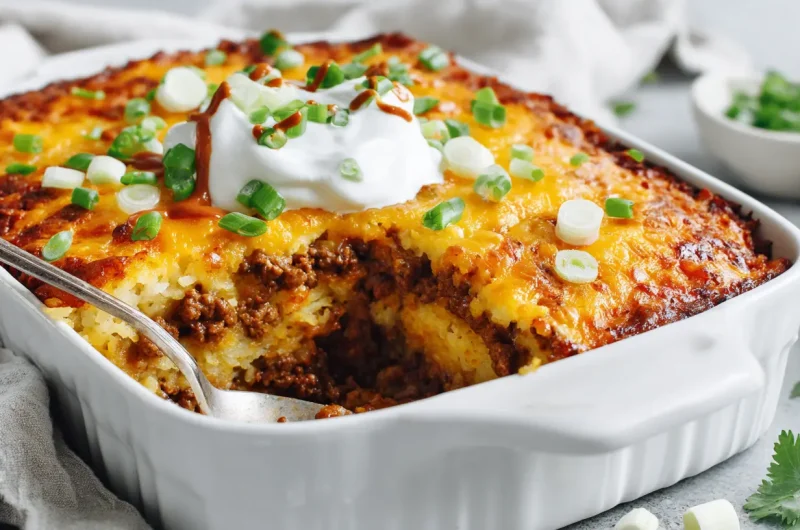 Taco Hashbrown Casserole - Easy Yummy Comfort Food