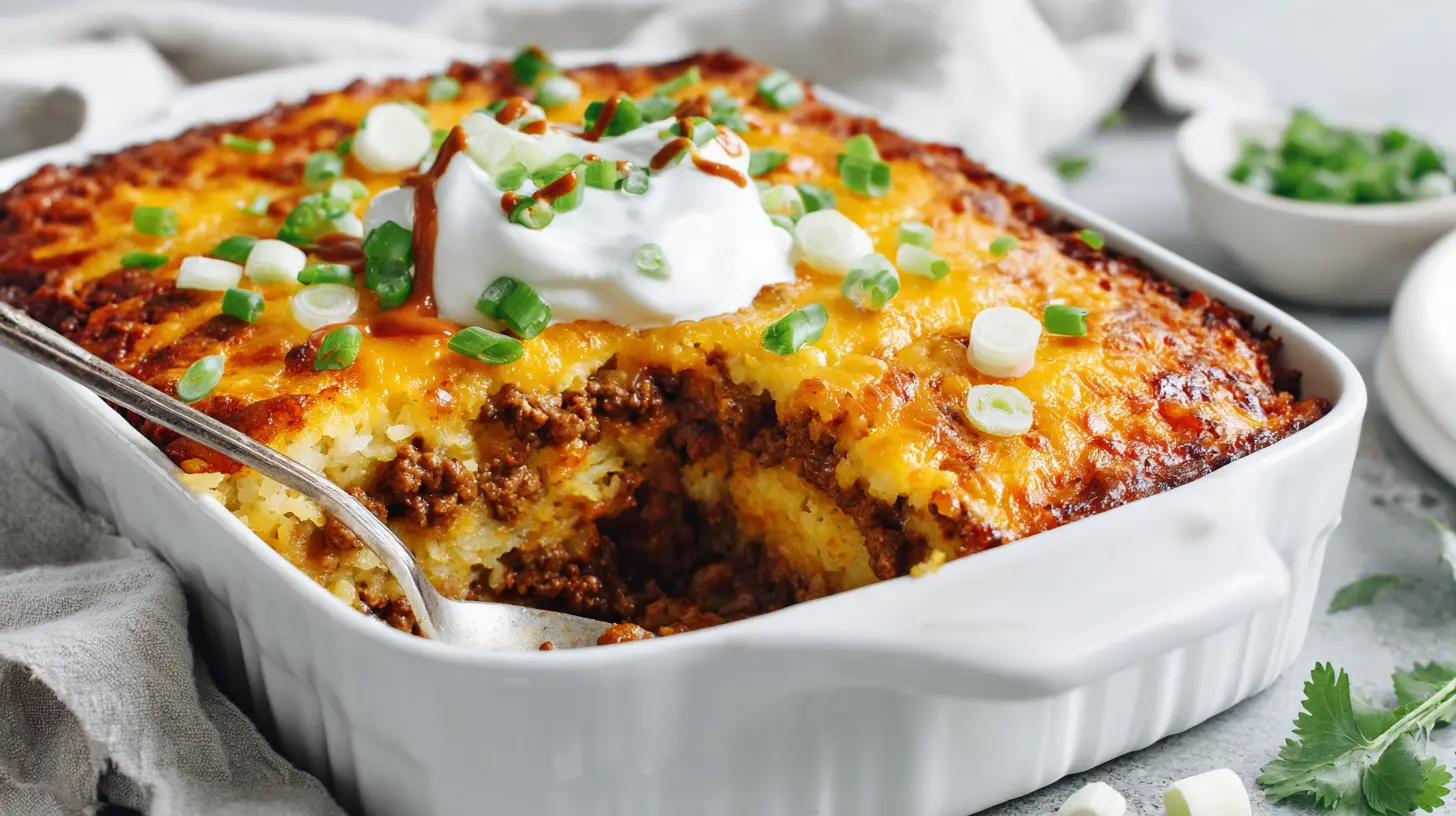 Taco Hashbrown Casserole