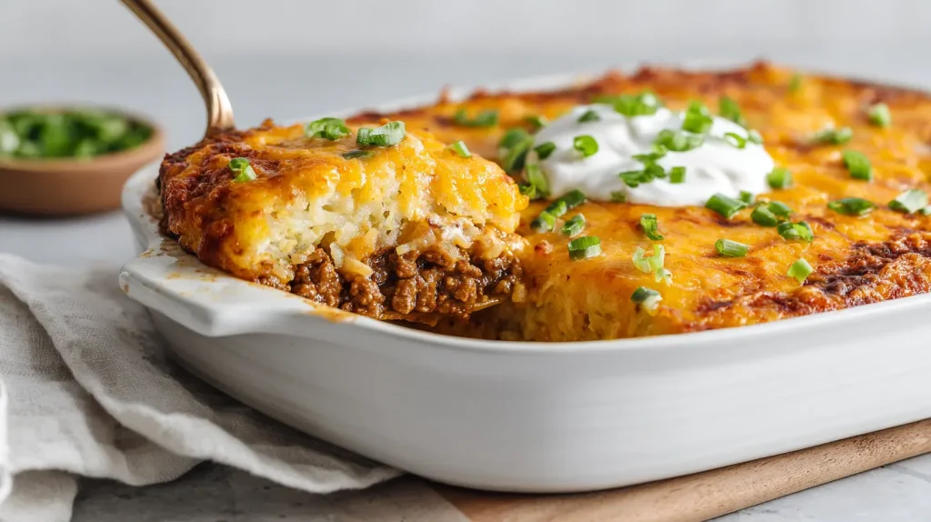 Taco Hashbrown Casserole