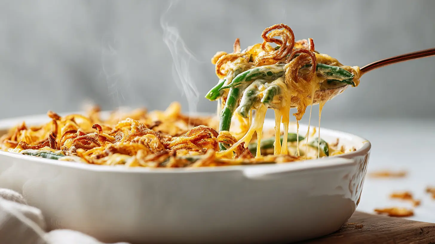 Cheesy Green Bean Casserole