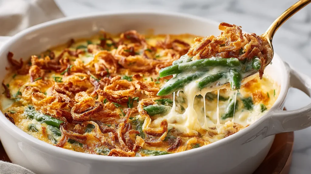 Cheesy Green Bean Casserole