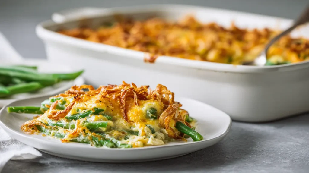 Cheesy Green Bean Casserole