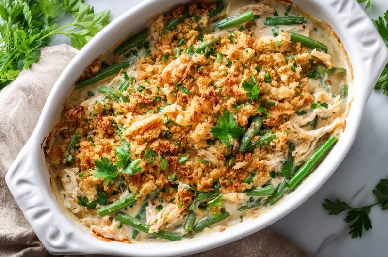 Chicken Green Bean Casserole - Easy & Delicious Recipe