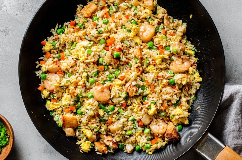 Blackstone Fried Rice - Easy Blackstone Griddle Recipe