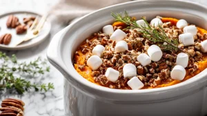 Crockpot Sweet Potato Casserole